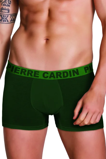 Pánské boxerky Pierre Cardin PCU 89 - 3 - Tmavě zelená