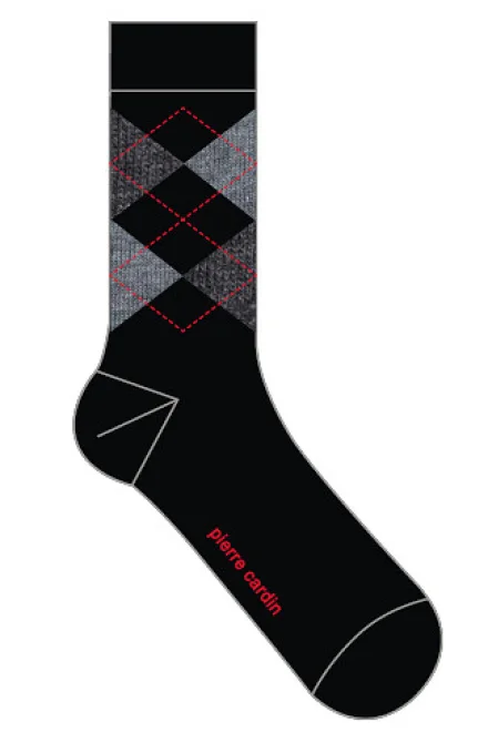 Pánské ponožky Pierre Cardin SX-2001 Man - Černá