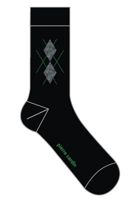 Pánské ponožky Pierre Cardin SX-2004 Man - Černá