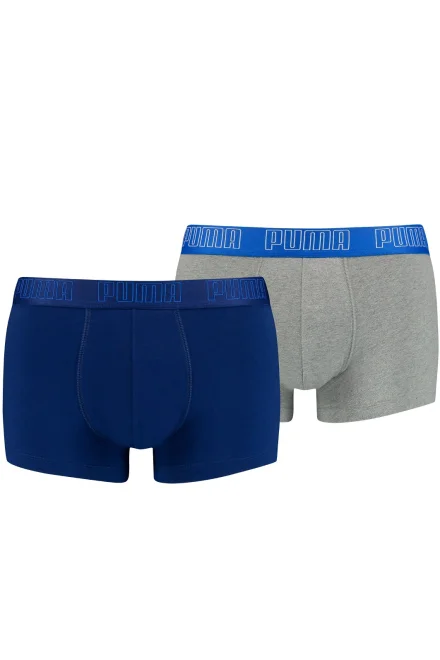 Pánské boxerky 935015 Everyday Puma - 2 ks - Modro-šedá