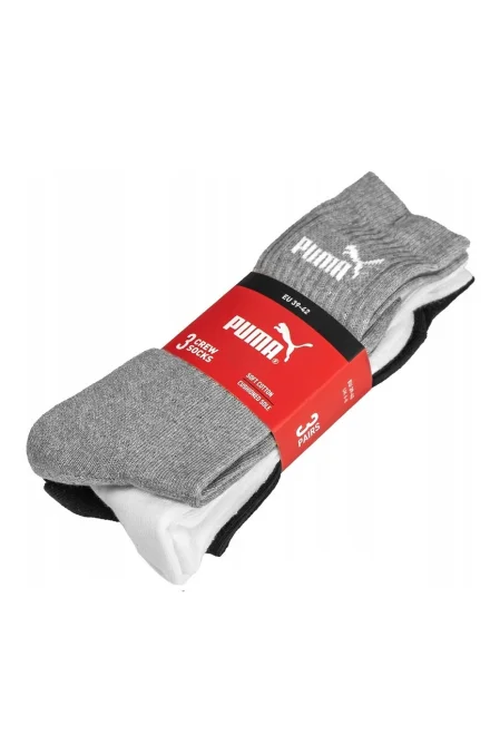 3 PACK ponožky 947110 - Šedo-černá