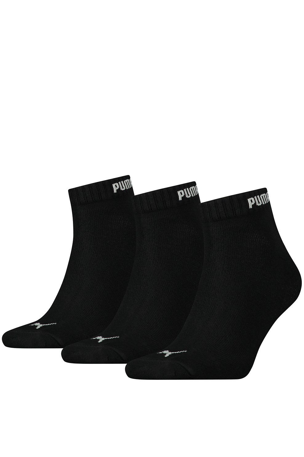 3 PACK Unisex ponožky PUMA 887498 BQ Čierna 43-46