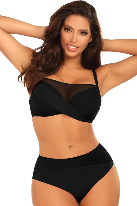 Push-up bikiny S1002 N3 Fashion 32 - Černá