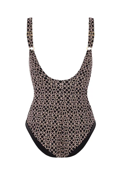 Jednodílné plavky Luxe 14 - body shaping - Černá