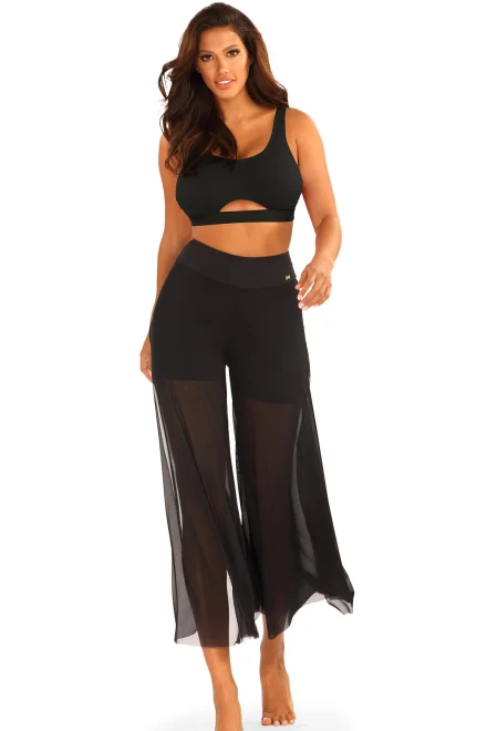 Plážové kalhoty DAN04 Dancing 4 - Černá