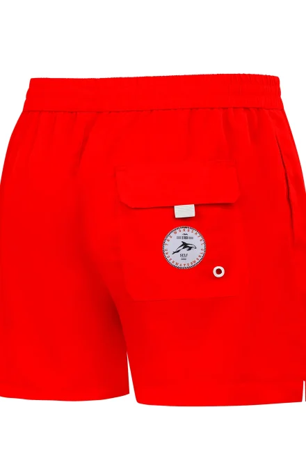 Pánské plavky SM27N Travel Shorts - Červená