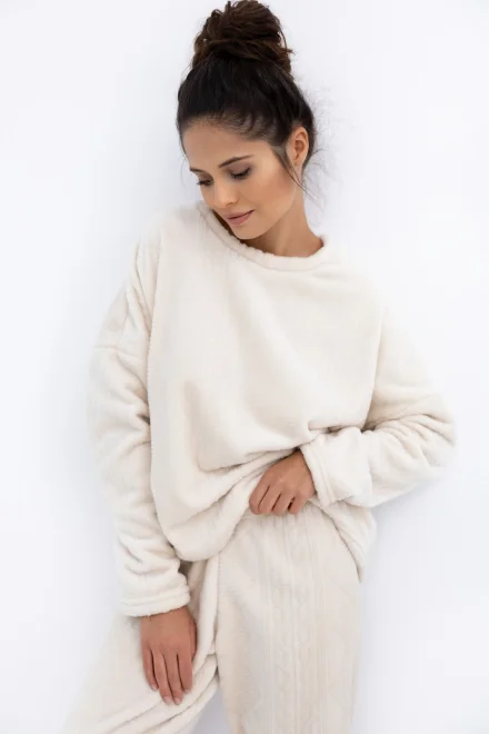 Dámský homewear komplet Bridget - Ecru