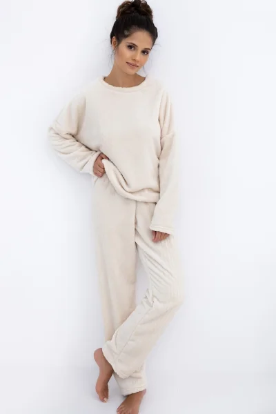 Dámský homewear komplet Bridget - Ecru