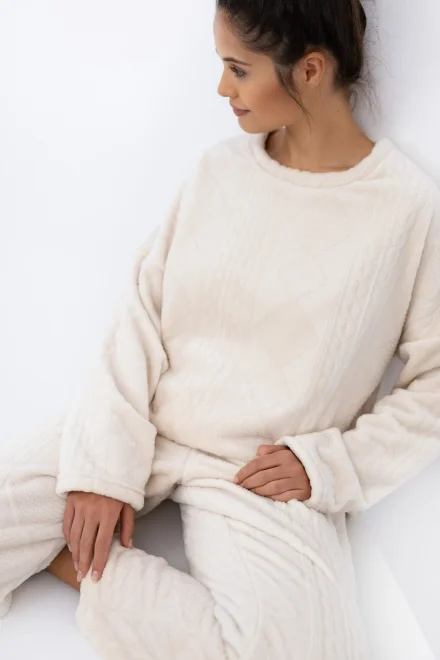 Dámský homewear komplet Bridget - Ecru