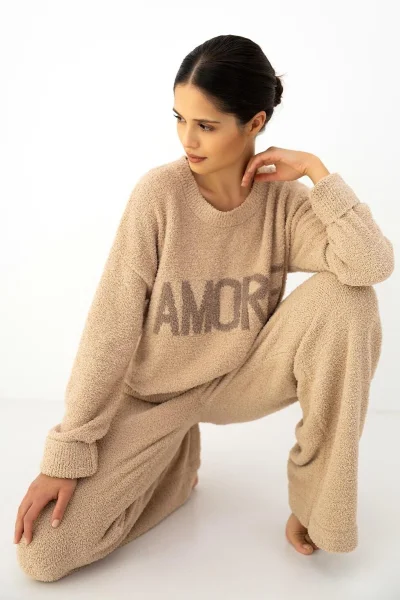 Dámský homewear Zerina - Béžová