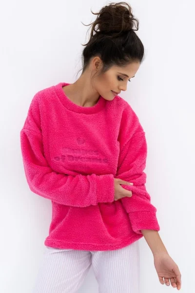 Mikina Brooklyn - oversize - Růžová