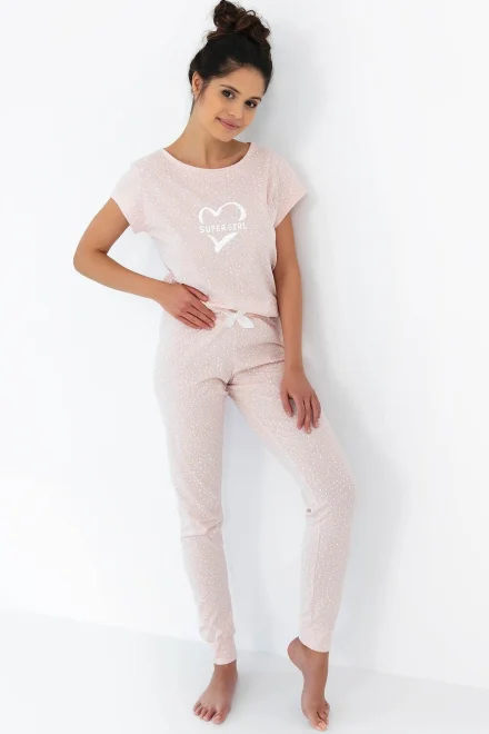 Dámské pyžamo Only Love - Světle růžová