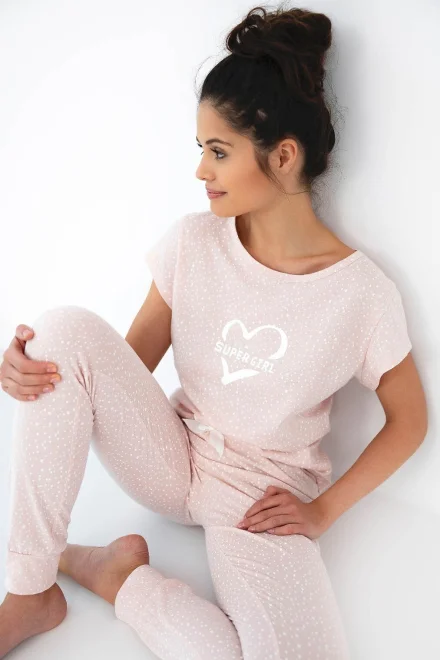 Dámské pyžamo Only Love - Světle růžová
