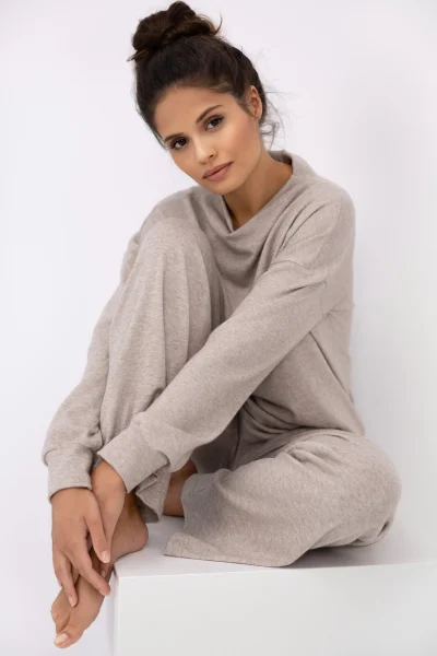 Dámské pyžamo Zayla - Béžová