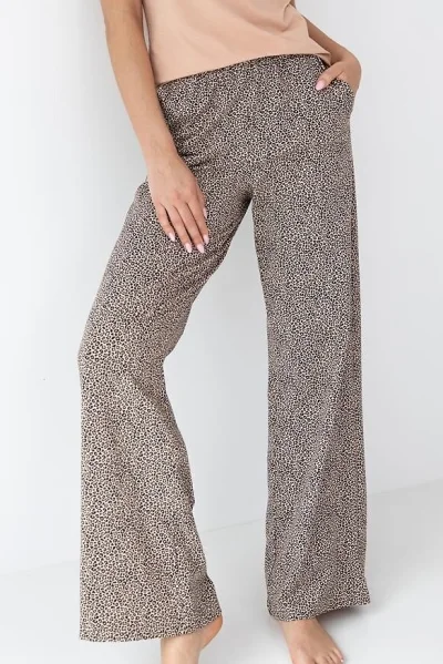 Dámské pyžamo Liana - Hnědá