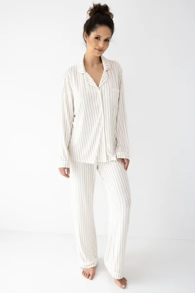 Dámské pyžamo Amani - viskóza - Ecru