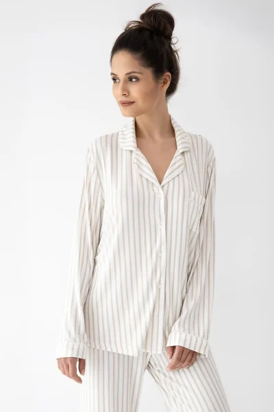 Dámské pyžamo Amani - viskóza - Ecru