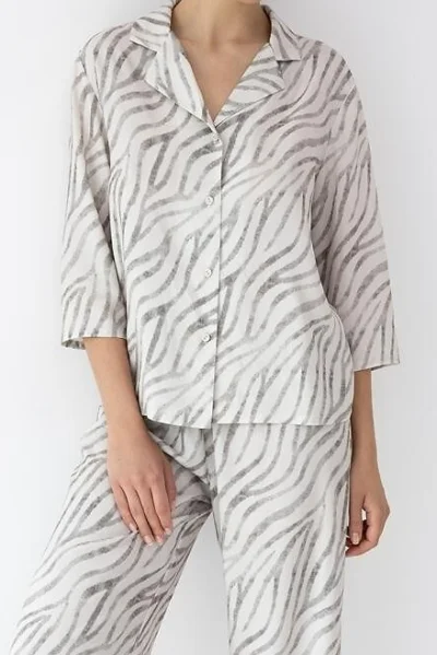 Dámské pyžamo Emory - 7/8 rukáv - Béžová