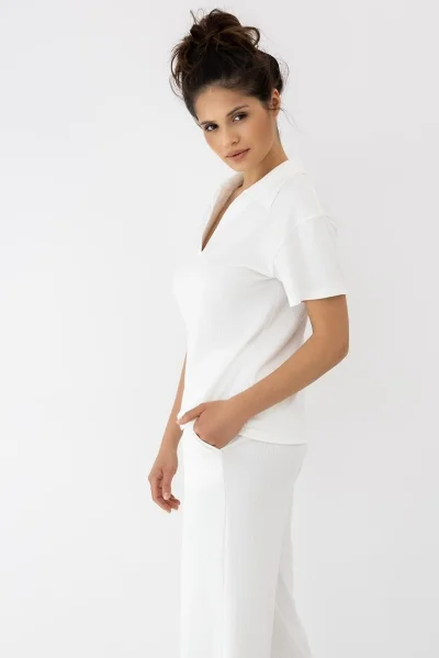 Dámské pyžamo Zuri - modal - Ecru