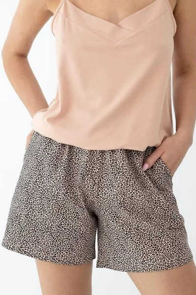 Dámské pyžamo Alessa - Hnědá