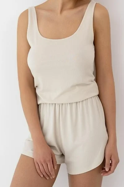 Dámské pyžamo Lumi - viskóza - Světle béžová