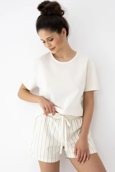 Dámské pyžamo Jemma - Ecru