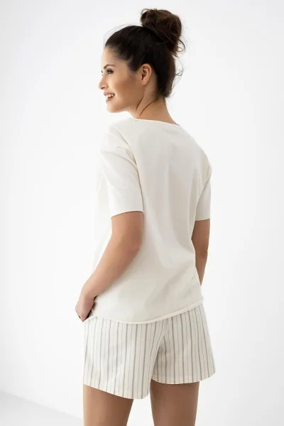 Dámské pyžamo Jemma - Ecru