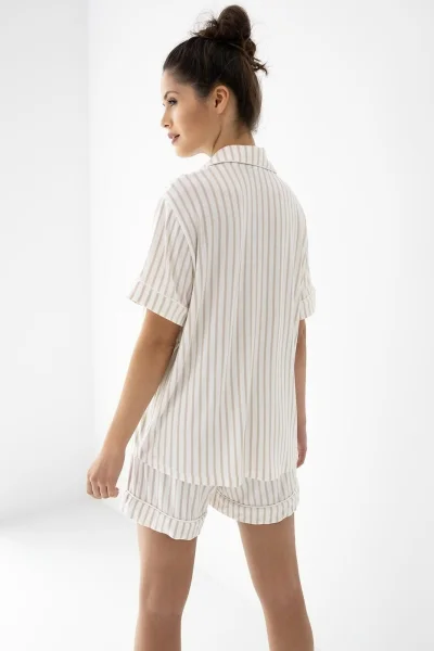 Dámské pyžamo Davina - viskóza - Ecru