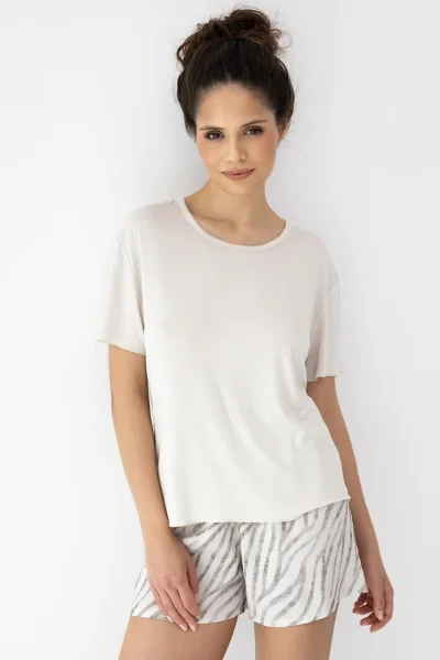 Dámské pyžamo Dahlia - Béžová