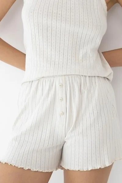 Dámské pyžamo Jaylani - 3 dílné - Světle béžová