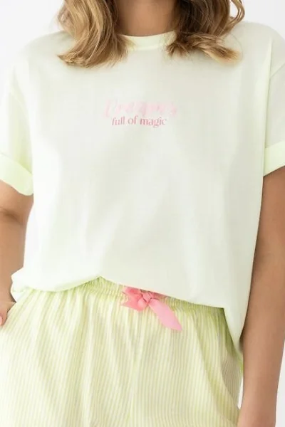 Dámské pyžamo Savanna - Světle žlutá