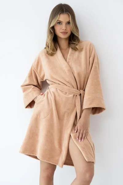 Dámský župan Goldie - Světle růžová