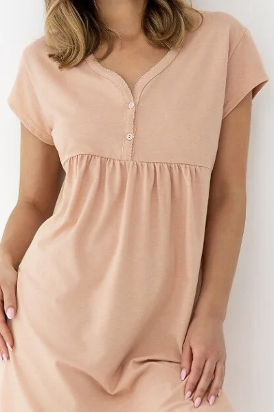 Noční košile Goldie - Světle oranžová