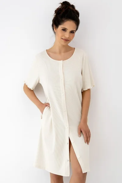 Noční košile Bayla - viskóza - Světle béžová