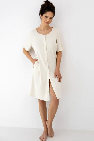 Noční košile Bayla - viskóza - Světle béžová