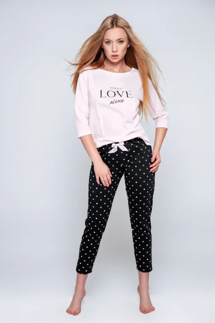 Dámské pyžamo In Love ML - Růžová