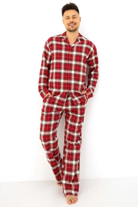Pánské pyžamo Lucas - Červená