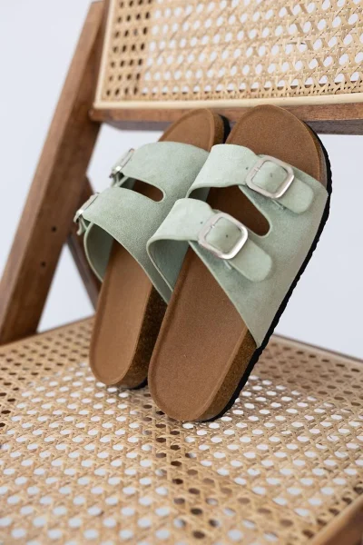 Dámské pantofle Isola - Mátová