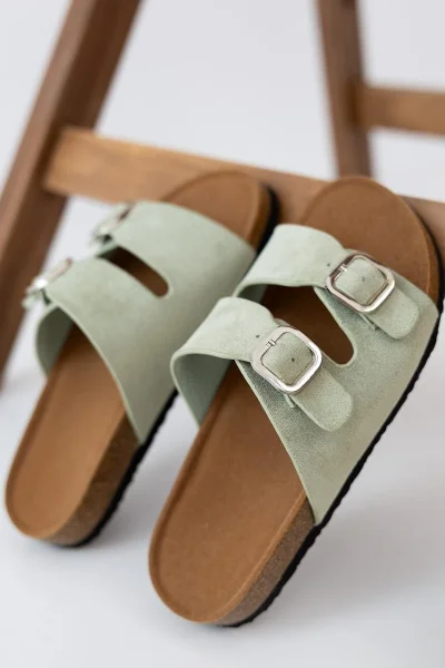 Dámské pantofle Isola - Mátová