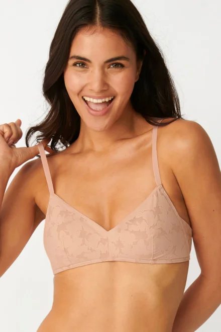 Bralette top podprsenka ZERO LACE 2 - Béžová