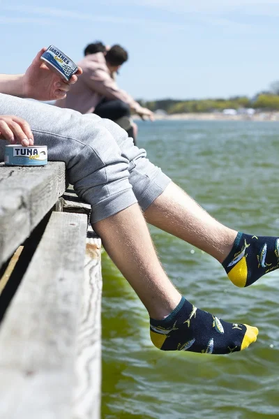 Unisex ponožky Tuna - Tmavě modrá