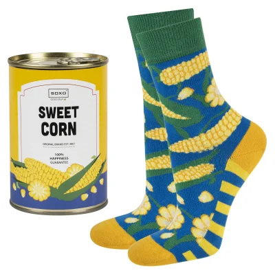 Unisex ponožky Corn - Žlutá