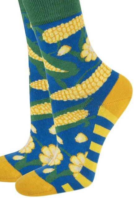 Unisex ponožky Corn - Žlutá