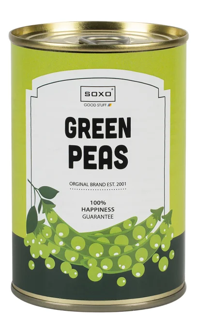 Unisex ponožky Green Peas - světlé - Zelená