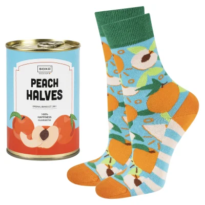 Unisex ponožky Peaches - Oranžová