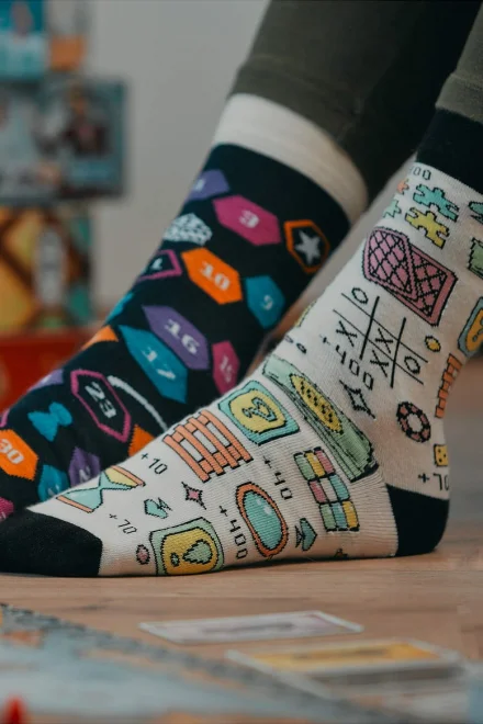 Unisex ponožky Společenské hry - Barevná
