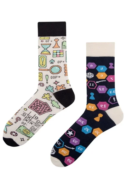 Unisex ponožky Společenské hry - Barevná