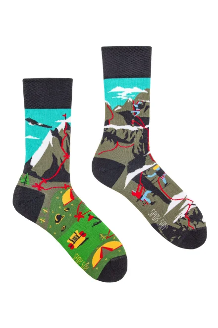 Unisex ponožky Climbing - Barevná