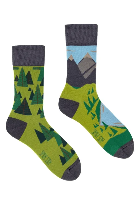 Unisex ponožky Forest - Barevná
