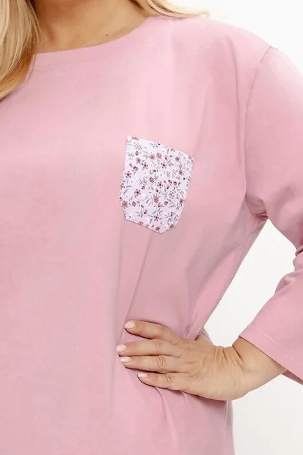 Dámské pyžamo 3655 Agnessa - bavlna - Starorůžová
